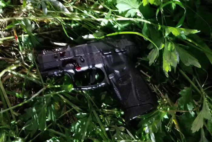 Image of the firearm recovered at the scene